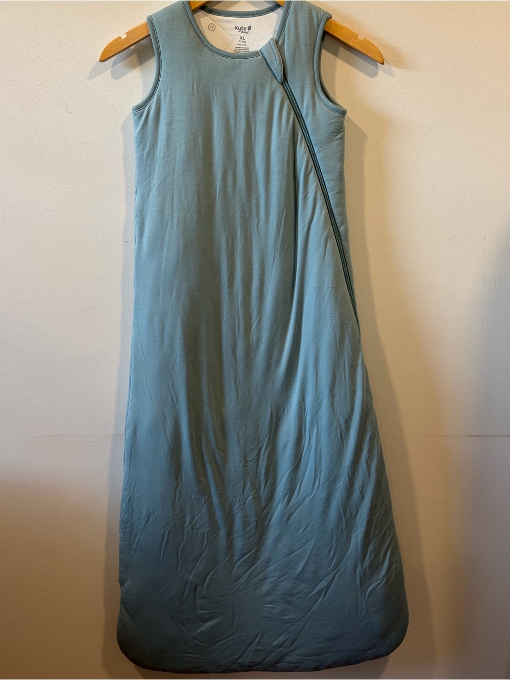 Kyte Baby Sleep Bag Sleep Sack 2.5 TOG XL Sage Green Bamboo